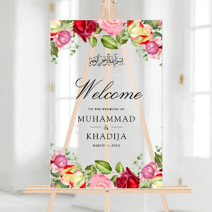 Roses Fleurs Roses Rouges Mariage Musulman Bienven