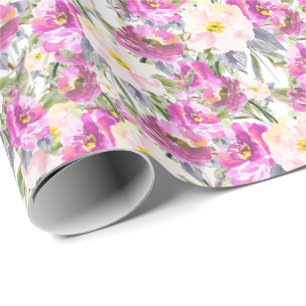 Roses Floral Geschenkpapier