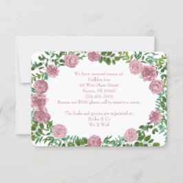 Roses Garden Spring Wedding Einladung