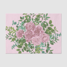 Roses Garden Spring Wedding Seidenpapier