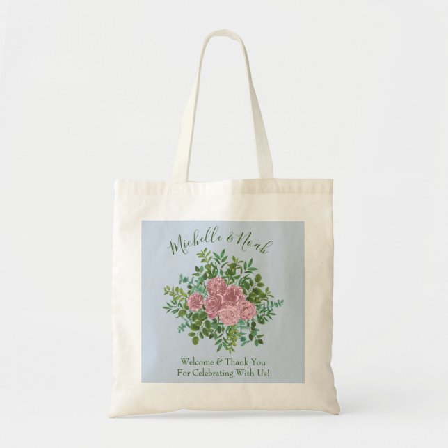 Roses Garden Spring Wedding Tragetasche (Vorne)