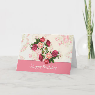Roses Geburtstagskarte Karte