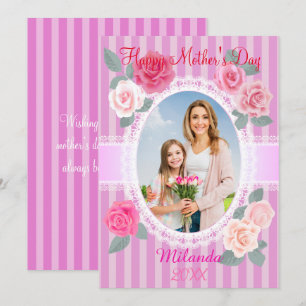 Roses Happy Mother Day Card Karte