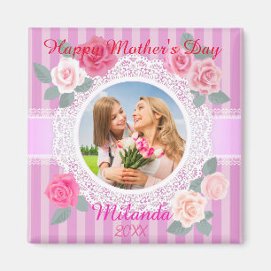 Roses Happy Mother Day Magnet