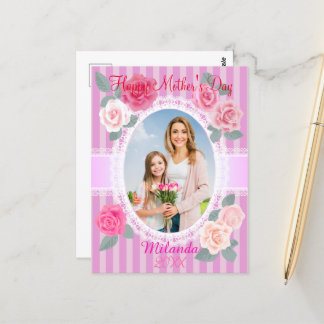 Roses Happy Mother Day Postkarte