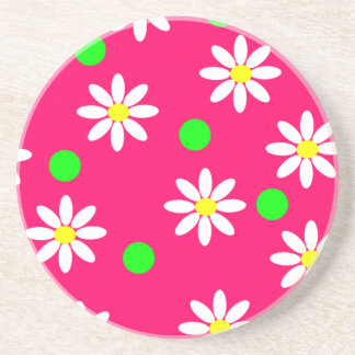 Roses indien avec des dessous de verre de motif de