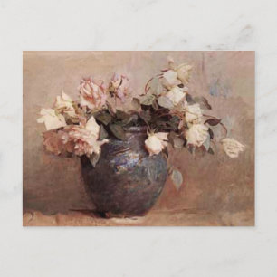 Roses pâles - Carte postale