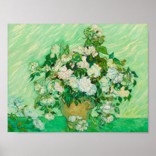 Roses par Vincent van Gogh Poster Imprimer