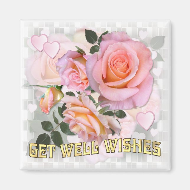 Roses pour mon amour ~ Aimant (Devant)