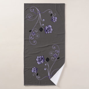 Roses pourpres gris