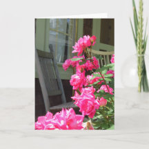 Roses roses et Rocker - Carte Vineyard de Martha