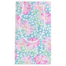 Roses Roses Roses Blancs, Bleu Petit Sac Cadeau