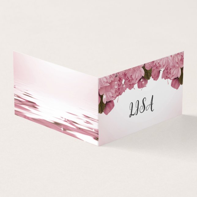 ROSES ROSES ROSES CARTES DE VISITE (Extérieur)