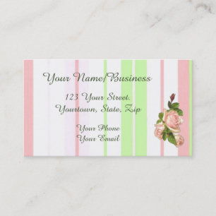 Roses Roses Roses Et Grilles Cartes de visite