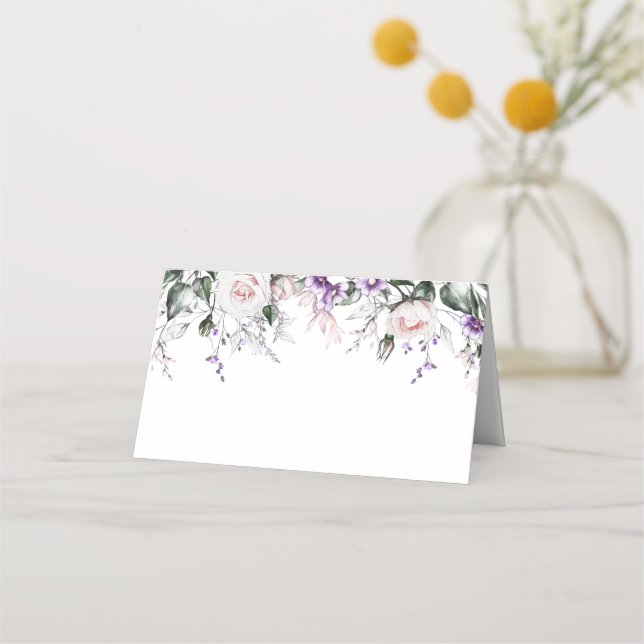 Roses Roses Roses Violettes Fleurs sauvages Cartes (Devant)