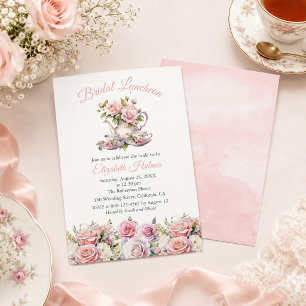 Roses Roses Set Bridal Luncheon Einladung