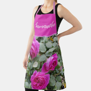 Roses Roses Vintages rose chou Vintage tablier