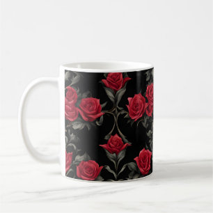 Roses rouges de Goth sur le noir #2 Mug