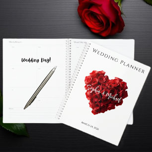 Roses Rouges en Forme de Cœur-Mariage