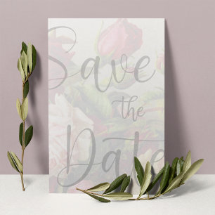 Roses rouges Enregistrer le Modèle date
