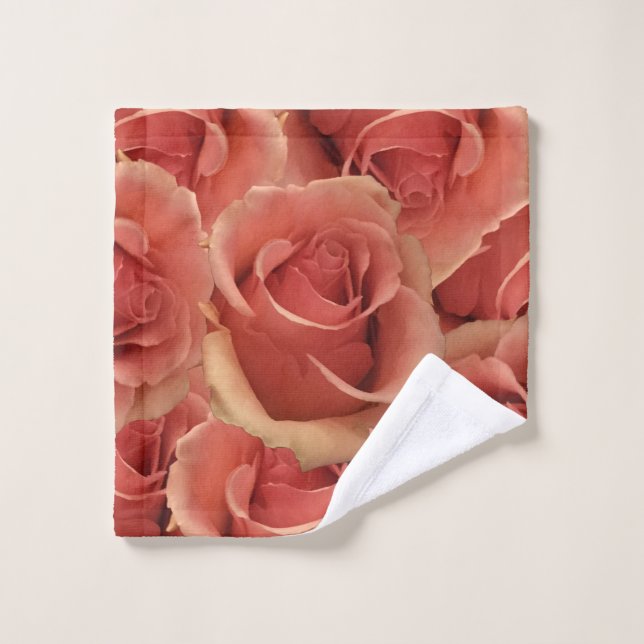 Roses rouges perses (Gant de toilette)