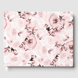 Roses Shabby Chic Glam Elegante Hochzeit Gästebuch