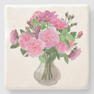 Roses Stone Untersetzer