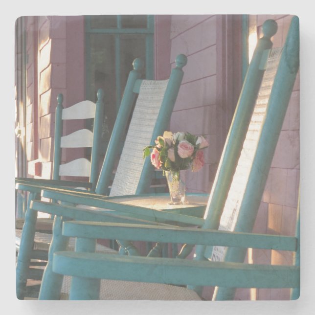 Roses Sunrise - Martha's Vineyard Steinuntersetzer (Vorderseite)