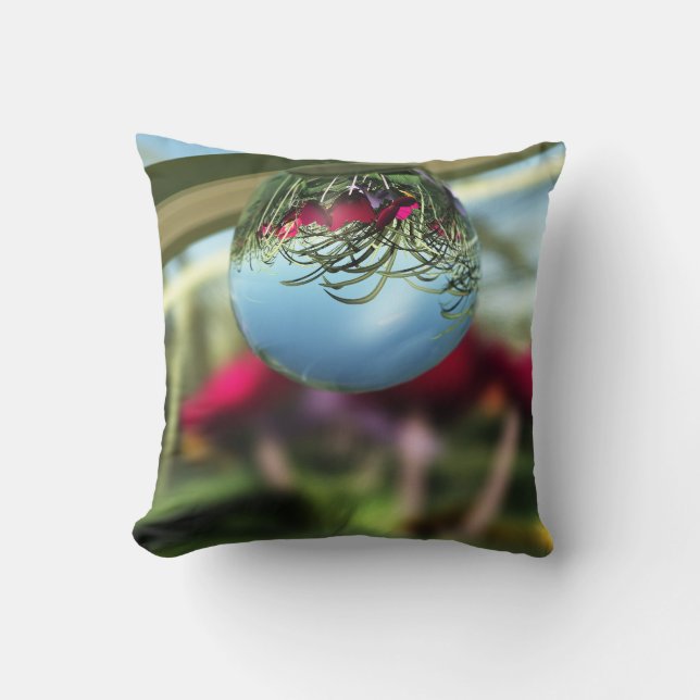 Roses sur le Coussin Raindrops (Recto)