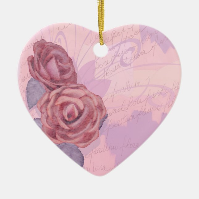 roses vintages, ornement (Devant)