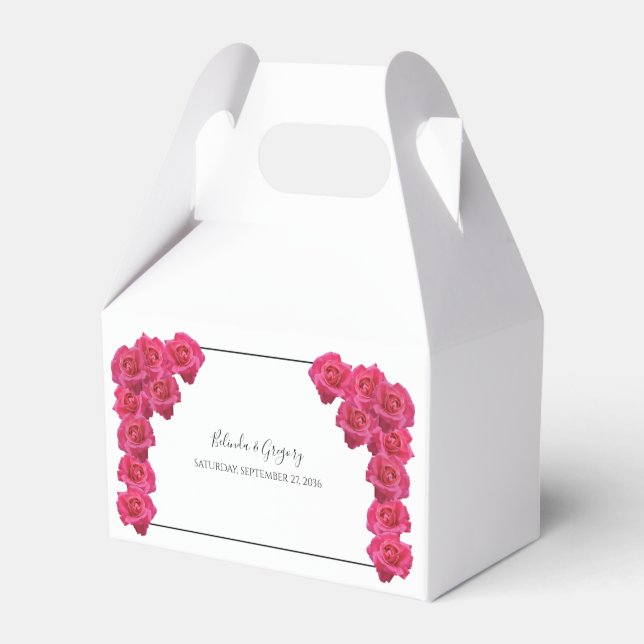 Roses Wedding-Geschenk Geschenkschachtel (Vorderseite)