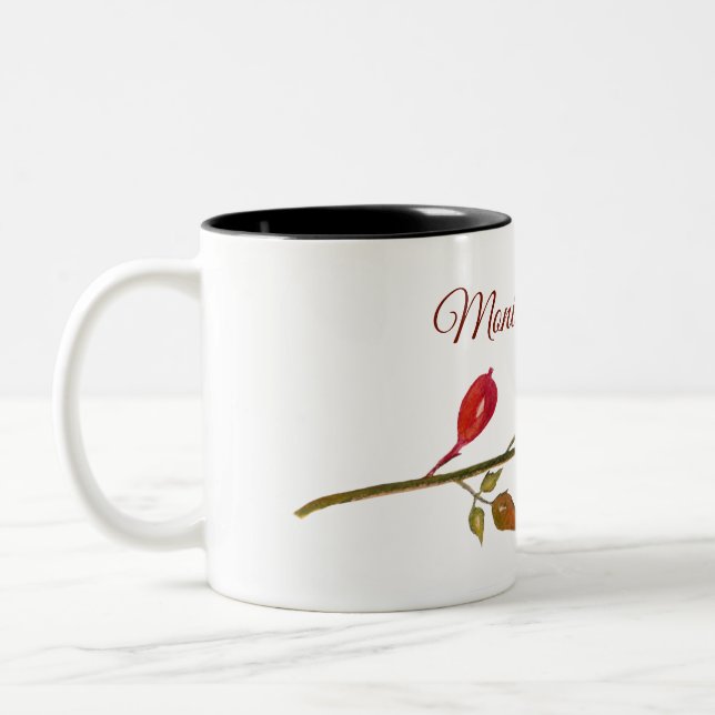 Roseship Herbst Botanische Tasse (Links)