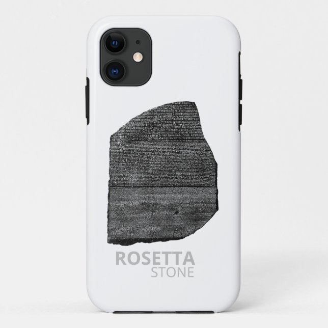 Rosetta Stone: Alte ägyptische Hieroglyph Case-Mate iPhone Hülle (Rückseite)