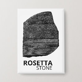 Rosetta Stone: Ancient Egypt Hieroglyph Language Button
