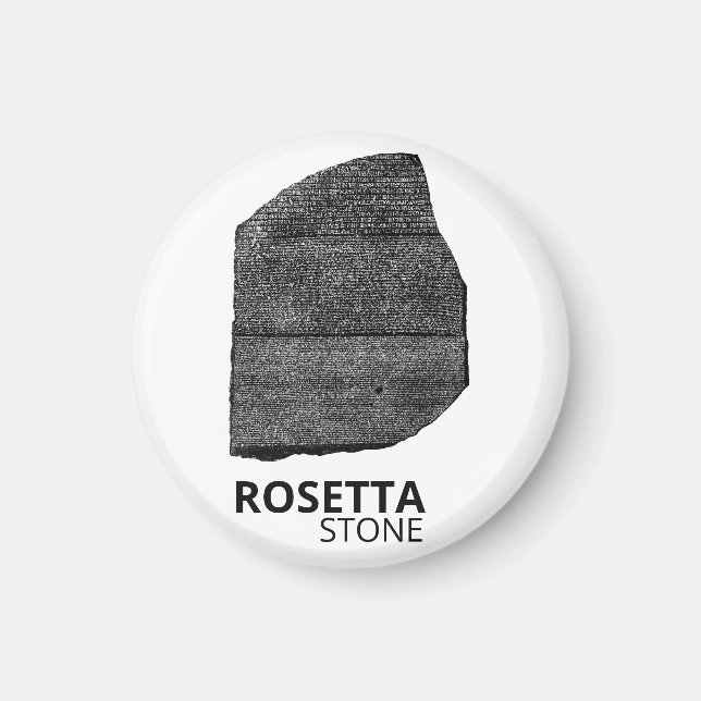 Rosetta Stone: Ancient Egypt Hieroglyph Language Magnet (Vorne)