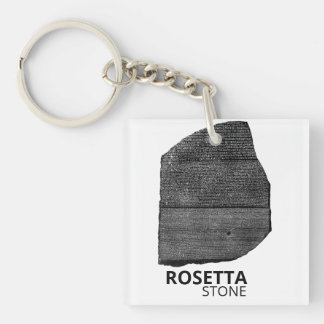 Rosetta Stone: Ancient Egypt Hieroglyph Language Schlüsselanhänger