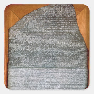 Rosetta Stone, Fort St. Julien, Quadratischer Aufkleber