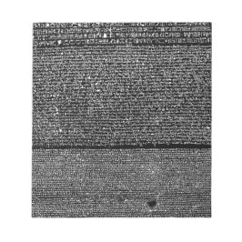 Rosetta Stone Notizblock