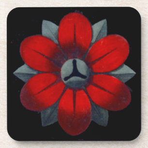 Rosette architecturale n° 3 - Dessous de verre