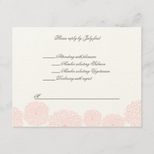 Rosette-hebräisches jüdische Hochzeit SAHNEUAWG RSVP Karte