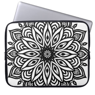 Rosette Mandala Dekoration Laptopschutzhülle