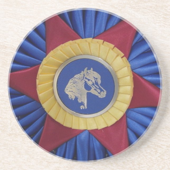 Rosette Sandstein Untersetzer (Vorne)