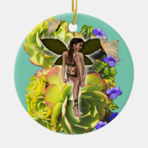 Rosette Succulent Besucher Keramik Ornament