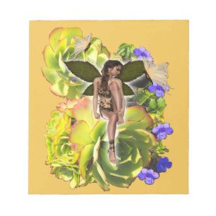 Rosette Succulent Besucher Notizblock