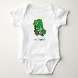 Rosette Succulents Baby Bodysuit Strampler