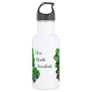 Rosette Succulents Bouteille d'eau
