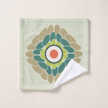 Rosette verdoyante graphique verte