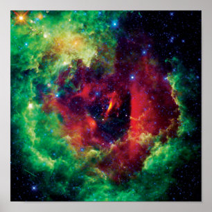 Rosettennebel NASA Weltraumfoto Poster