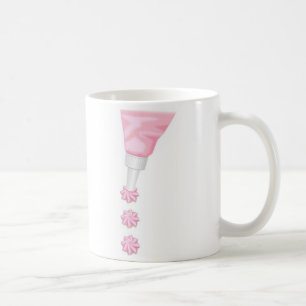 Rosettes Zuckerguss Kaffeetasse