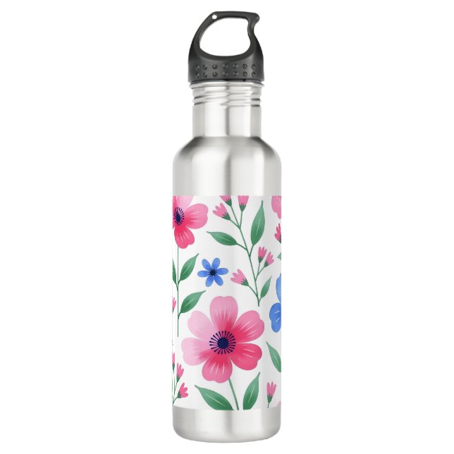  Rosewater Bloom Delight Edelstahlflasche (Vorderseite)